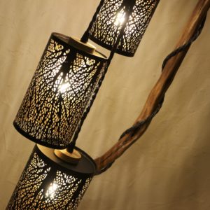 lampe en bois artisanale Luciole filabois