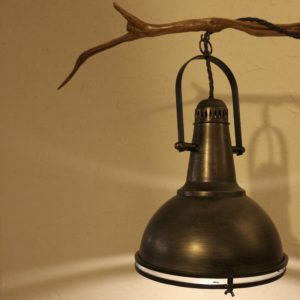 lampe en bois artisanale Projecteur filabois