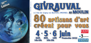 36 ème Exposition des Métiers d'Art au MOULIN DE GIVRAUVAL @ Moulin de Givrauval